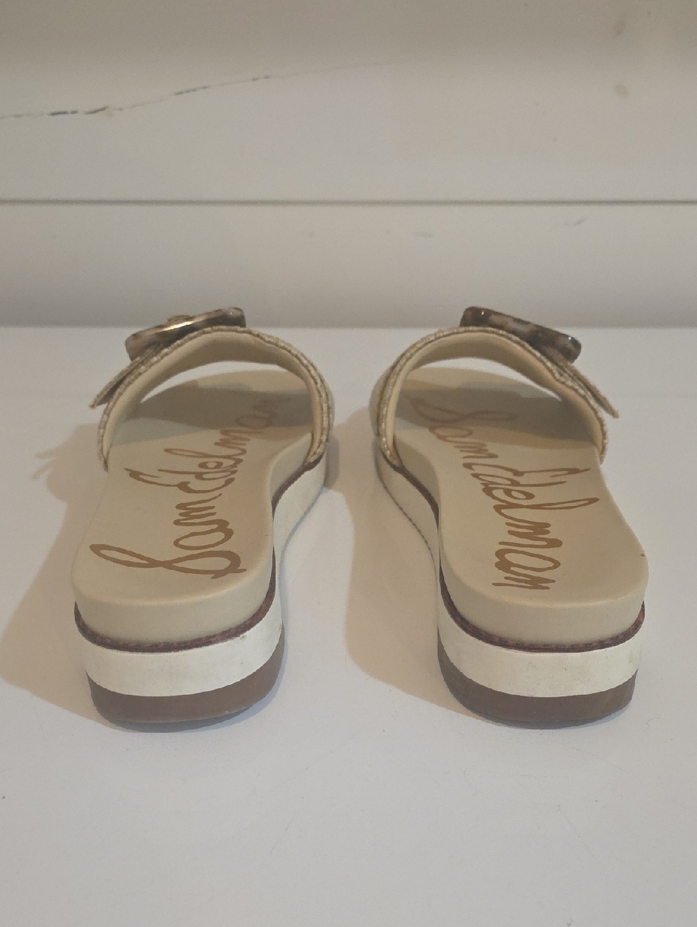 Sam Edelman Women's Ariane Slide Sandal 1.5" Wedge Heel 9 - Picture 6 of 8
